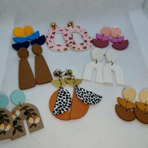Clay Lightweight Earrings Set